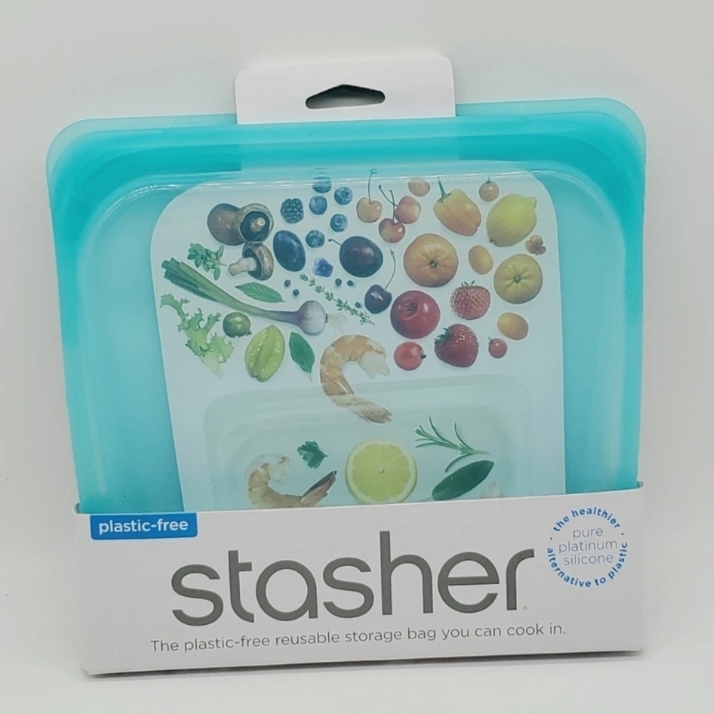 ♥️BUY 2 GET 1 FREE Stasher Plastic Free Reusable Storage Bag Sandwich